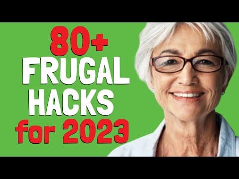 82 FRUGAL HACKS TO SAVE MONEY (FRUGAL LIVING TIPS) thumbnail