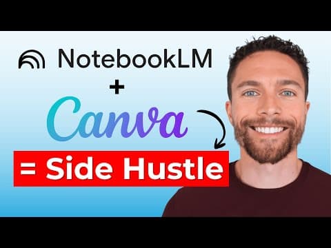 This NotebookLM + Canva Workflow Can Start a One Person Business thumbnail