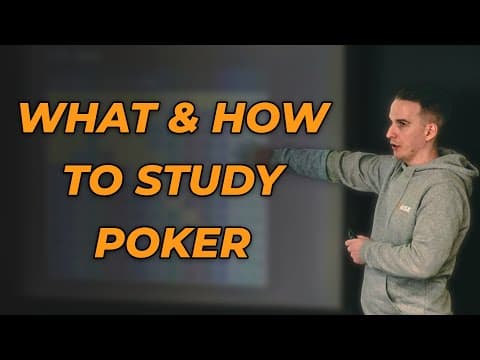 What and How You Should Study Poker | RYE Poker Tips thumbnail