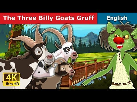 The Three Billy Goats Gruff | Stories for Teenagers | @EnglishFairyTales thumbnail