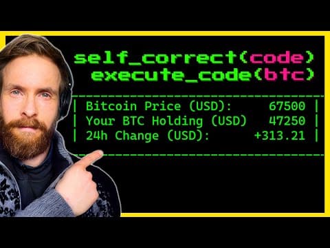 How Does an AI Coding Agent Self-Correct Code Errors? thumbnail