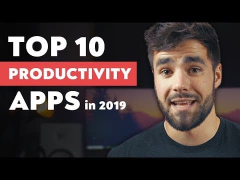What Are the Best Productivity Apps in 2019? thumbnail