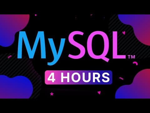 MySQL: From Beginner to Monster Level (4-Hour Complete Course) thumbnail