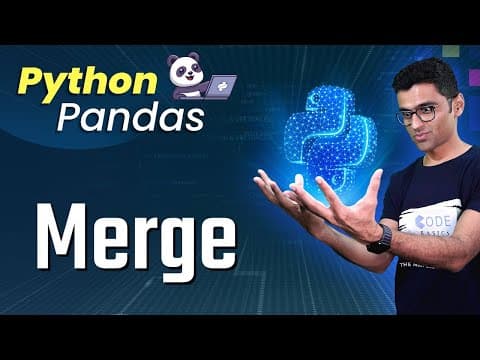 Python Pandas Tutorial 9. Merge Dataframes thumbnail