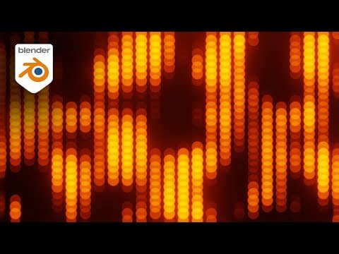 Simple Grid Animation in Geometry Nodes (Blender Motion Graphics Tutorial) thumbnail