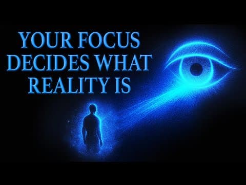 Why the Observer Effect Changes EVERYTHING About Your Reality thumbnail