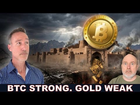 Why War is Making Bitcoin Stronger (And Gold Weaker). thumbnail