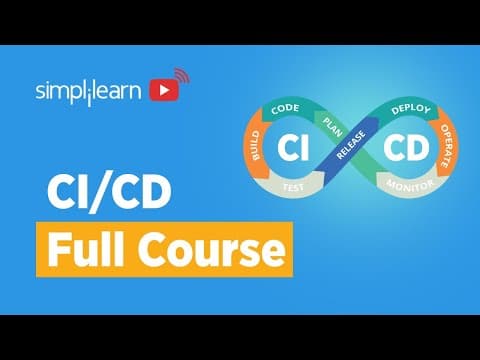 CI/CD Full Course | CI/CD Tutorial | Continuous Integration And Continuous Delivery | Simplilearn thumbnail