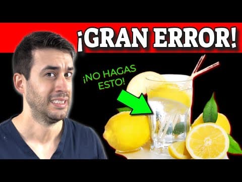 6 ERRORES al BEBER AGUA CON LIMÓN (y su jugo) thumbnail