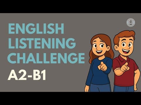Improve Your English Listening (A2-B1) | Daily English Podcast for Learners! thumbnail