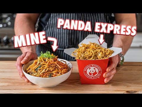 Making Panda Express Chow Mein At Home | But Better thumbnail
