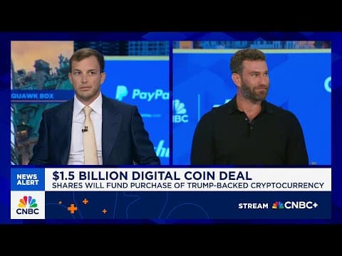 World Liberty Financial co-founders on $1.5 billion digital coin deal, growth of USD1 stablecoin thumbnail