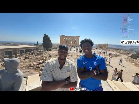 IShowSpeed Meets Giannis Antetokounmpo in Greece thumbnail