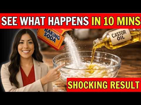 Mix Castor Oil With Baking Soda & Apply It For 10 Mins: See What Happens thumbnail
