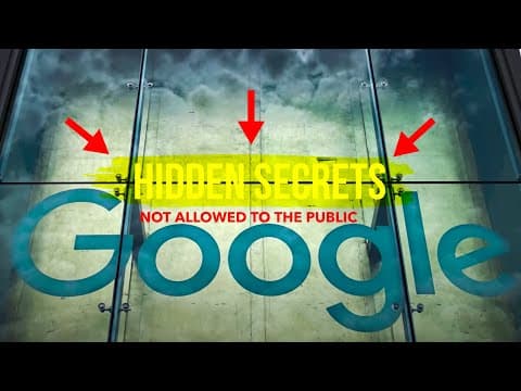 Google's MOST HIDDEN SECRETS | [not allowed to the public!] thumbnail