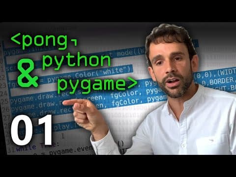 How to Create a Squash Pong Game with Pygame thumbnail