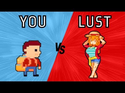 How to Defeat Lust, explained as a video game thumbnail