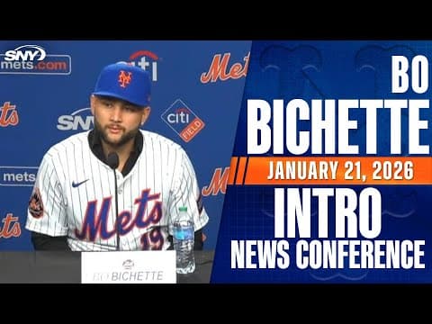 Bo Bichette on why he signed with Mets, transition to third base thumbnail
