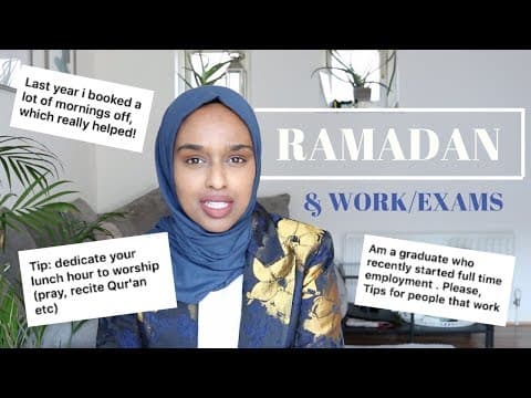 How to Balance Work and Fasting During Ramadan? thumbnail