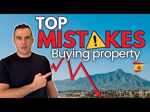 Don’t Make these COSTLY Mistakes When Buying Property in Spain 🇪🇸🏡💰 thumbnail
