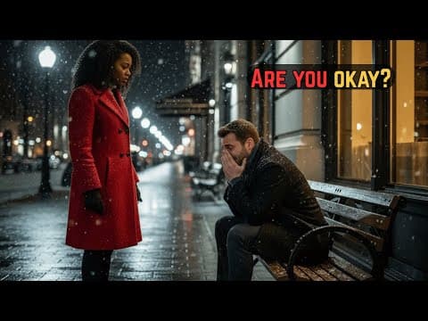 Single Mom Dream Date Didn’t Show Up — Until She Saw a Billionaire Crying in the Snow, and Everythin thumbnail