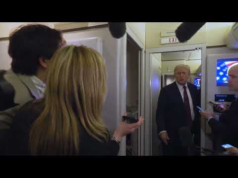 President Trump Gaggles with Press on Air Force One En Route Joint Base Andrews, Mar. 15, 2026 thumbnail