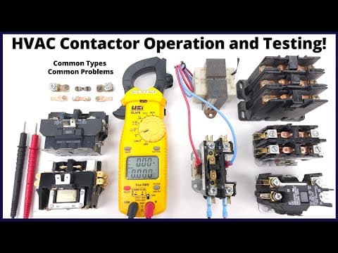 HVAC CONTACTOR Operation, Types, Ratings, Problems, Testing! thumbnail