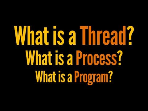 What is a Thread? | Threads, Process, Program, Parallelism and Scheduler Explained | Geekific thumbnail