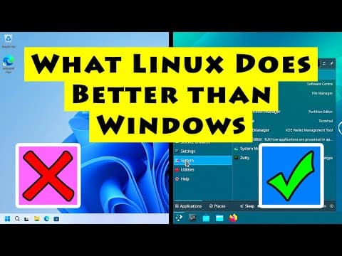 Top 7 Things Linux Does Better than Windows thumbnail