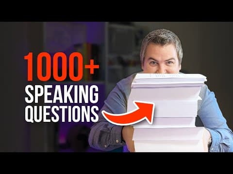 1000 Speaking Questions: How Band 9 Students Use Them thumbnail