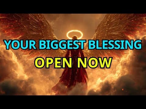🔴⏰DON'T SKIP - God Is Releasing a Major Blessing for You Today. CHECK IT NOW! thumbnail