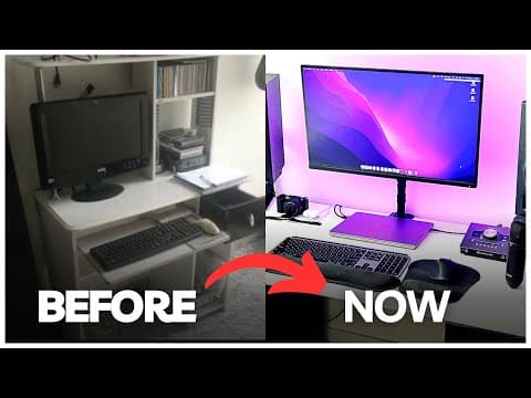 EPIC Home Studio Setup Transformation! thumbnail