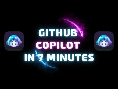 GitHub Copilot in 7 Minutes 👨‍💻🤖🚀 thumbnail