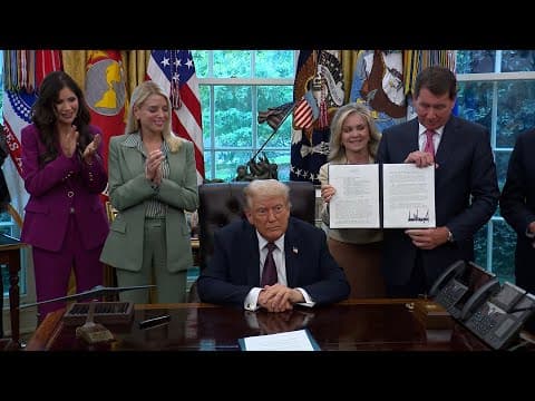 President Trump Signs a Presidential Memorandum, Sep. 15, 2025 thumbnail
