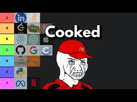 Advice for computer science students (tier list) thumbnail