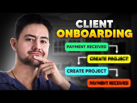 How to Onboard Clients for Your Automation Agency In 41 Minutes (No BS) thumbnail