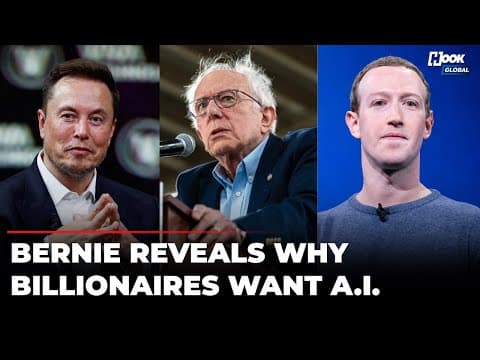 Bernie Sanders Reveals Why Billionaires Are Going Crazy Over AI: ‘They Just Want More…’ | AI Bubble thumbnail