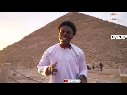 irl stream inside the Great Pyramids 🇪🇬🐪👑 (Egypt) thumbnail