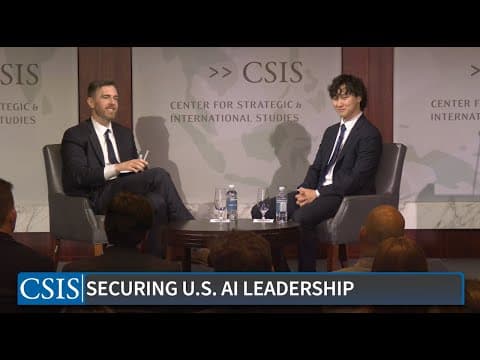 Scale AI’s Alexandr Wang on Securing U.S. AI Leadership thumbnail