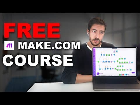COMPLETE Make.com Course (2.5+ hours) thumbnail