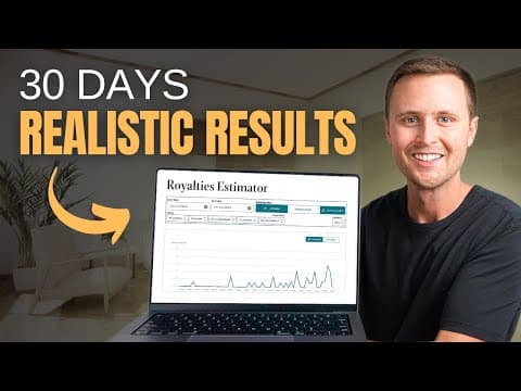 I Tried Amazon KDP For 30 Days… Here’s How Much I Made thumbnail