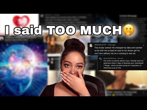 EX SUBLIMINAL CREATOR SPILLS THE TEA ON SUBLIMINALS | Get instant results thumbnail