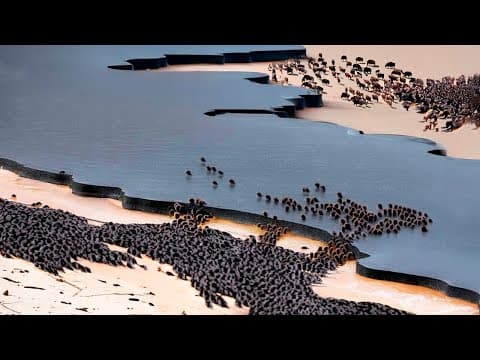 They Put Hundreds of Bisons on Land With Zero Grass, and Result Was Insane thumbnail