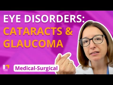 Cataracts, Glaucoma - Medical-Surgical - Nervous System |@LevelUpRN thumbnail