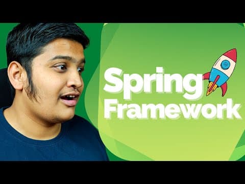 Spring Framework Tutorial for Beginners thumbnail
