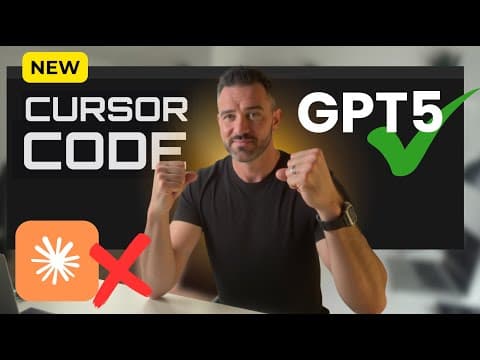 GPT5 & Cursor CLI vs Claude Code thumbnail