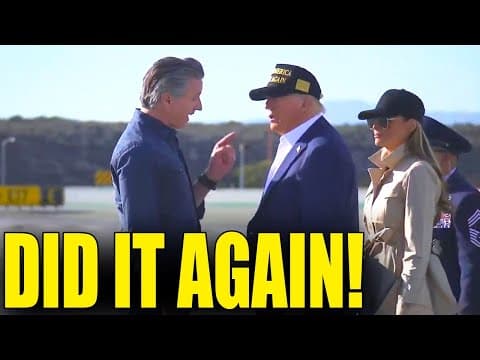 Newsom HUMILIATES TRUMP in MOST UNEXPECTED WAY! thumbnail