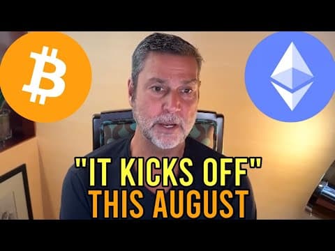 "ALERT: Get Ready for a Sharp August Pullback Before the Next Big Move" - Raoul Pal BTC Interview thumbnail