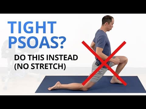 Your Psoas Isn't Just Tight, It's WEAK [Don't Stretch, Do These Instead] thumbnail