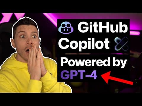 The New GitHub Copilot X Powered by GPT-4 is Here! thumbnail